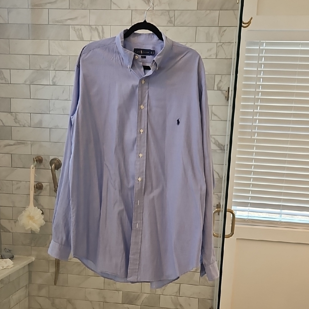 Men's Blue Polo by Ralph Lauren Shirt